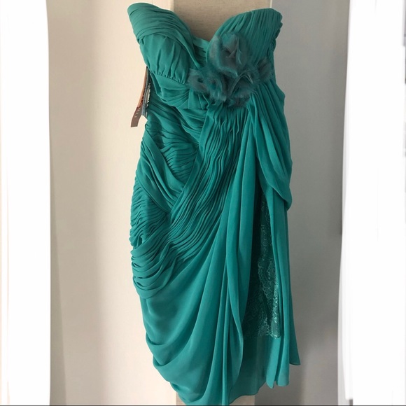 Mandalay Dresses & Skirts - NWT Mandalay Elegant Chiffon & Lace Evening Dress